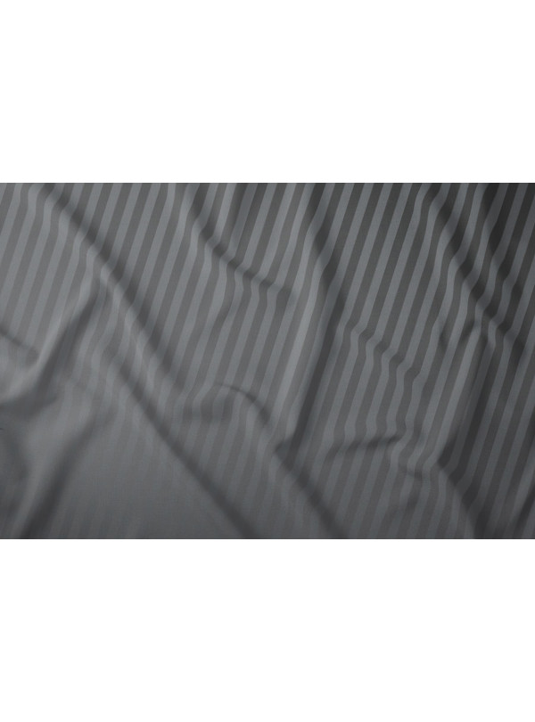 KOMPLET POŚCIELI 140x200 ADAMASZEK CIEMNOSZARA HOTELOWA PREMIUM