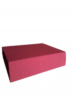 Prześcieradło Jersey z gumką 140x200 Czerwone