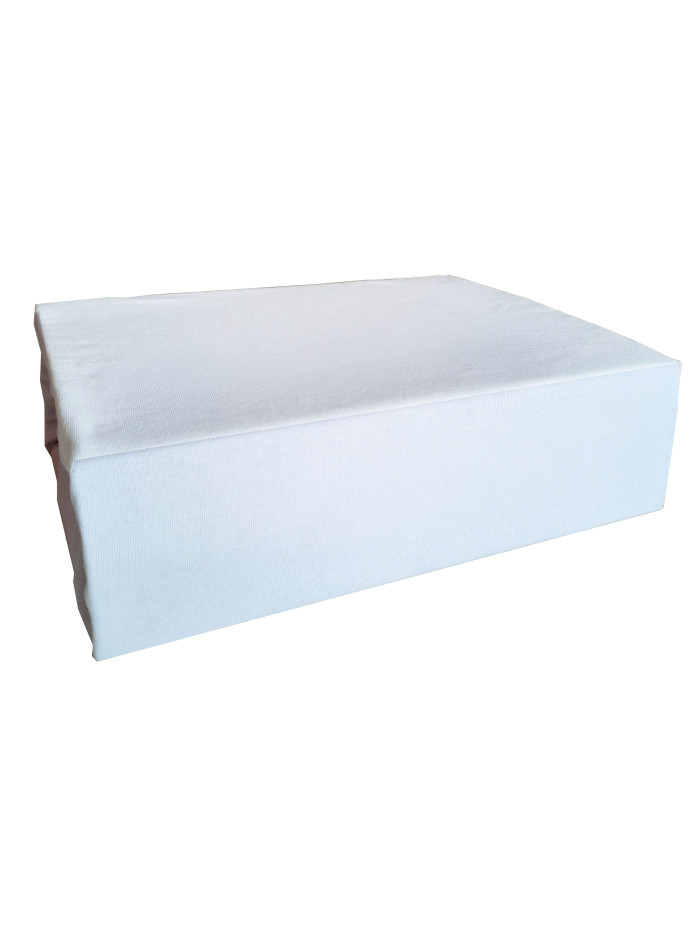 Prześcieradło Jersey z gumką 140x200 Białe