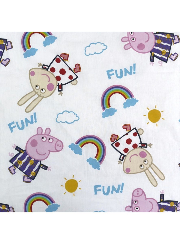 POŚCIEL 140x200 ŚWIECĄCA W CIEMNOŚCI ŚWINKA PEPPA PGLOW-03