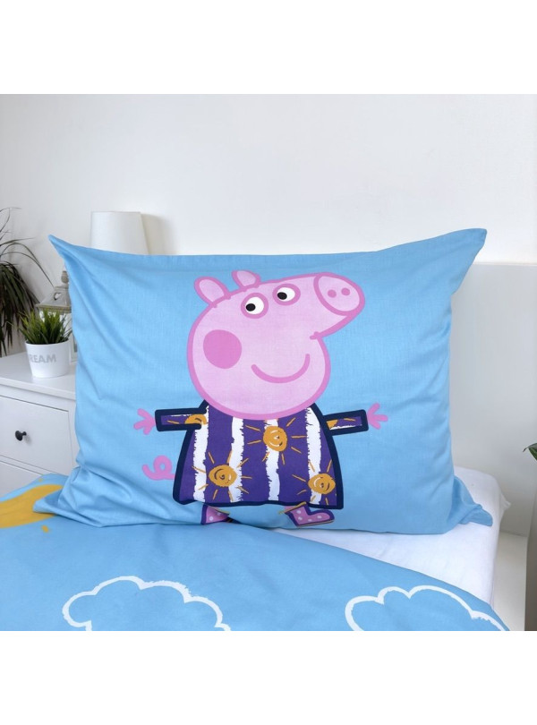 POŚCIEL 140x200 ŚWIECĄCA W CIEMNOŚCI ŚWINKA PEPPA PGLOW-03