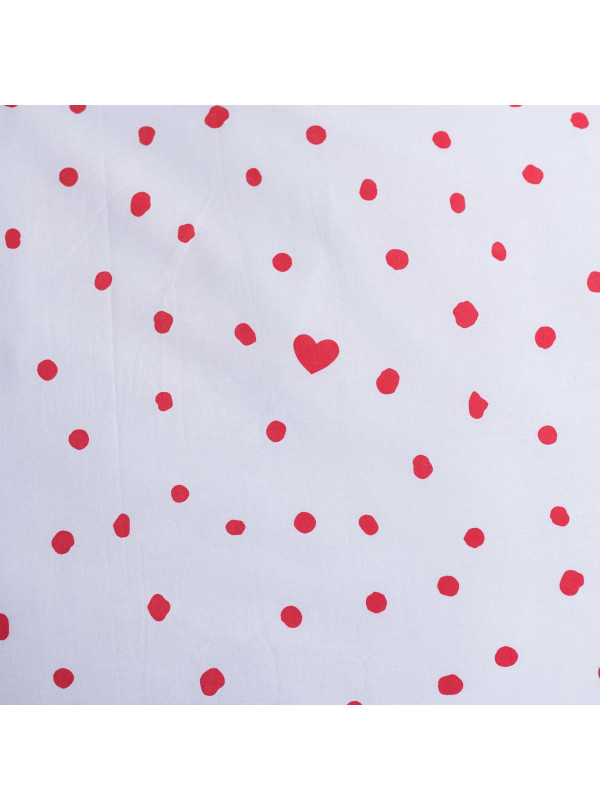 KOMPLET POŚCIELI 140x200 MYSZKA MIKI MINI MIŁOŚĆ SERCE