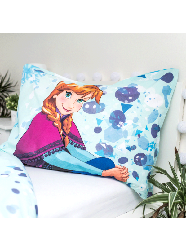 POŚCIEL ŚWIECĄCA W CIIEMNOŚCI 140x200 FROZEN KRAINA LODU