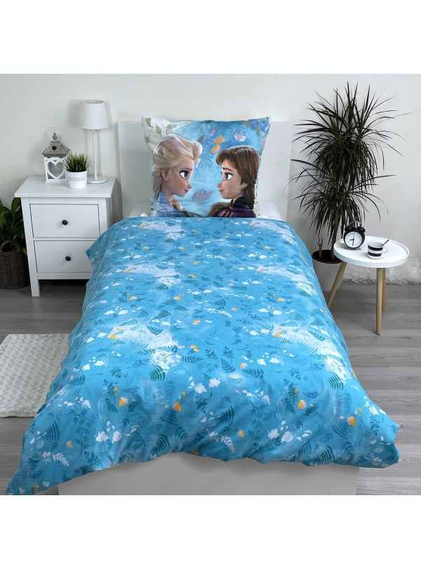 POŚCIEL BAWEŁNIANA 160x200 FROZEN KRAINA LODU RODZINA