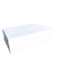 Prześcieradło Frotte z gumką 180x200 Białe