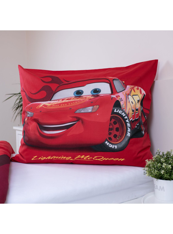 POŚCIEL 140x200 cm AUTA ZYGZAK MC QUEEN CARS