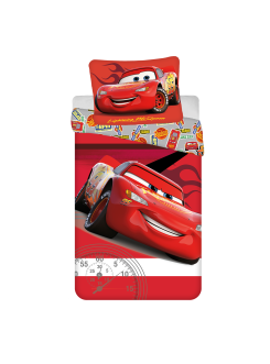 POŚCIEL 140x200 cm AUTA ZYGZAK MC QUEEN CARS 2