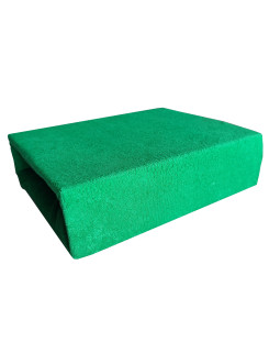 Prześcieradło Frotte z gumką 180x200 Zielone