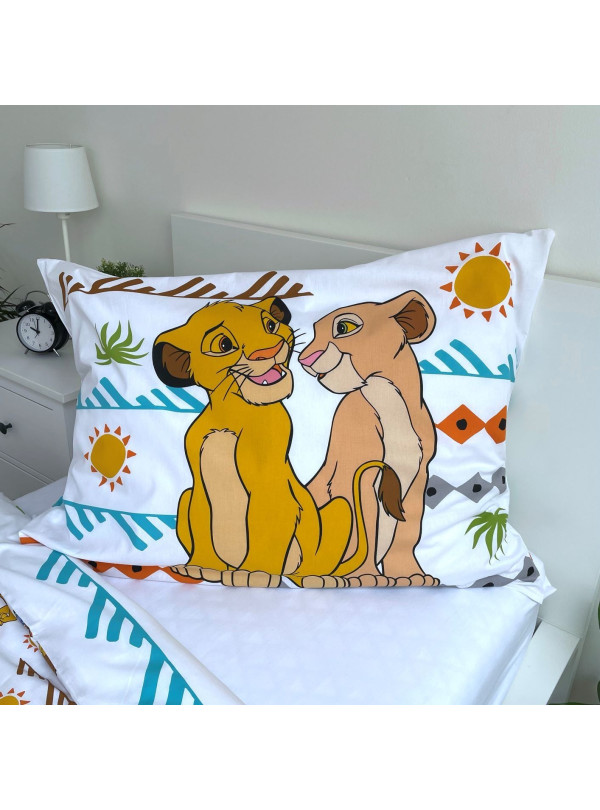 KOMPLET POŚCIELI 140x200 KRÓL LEW SIMBA TIMON I PUMBA GO WILD