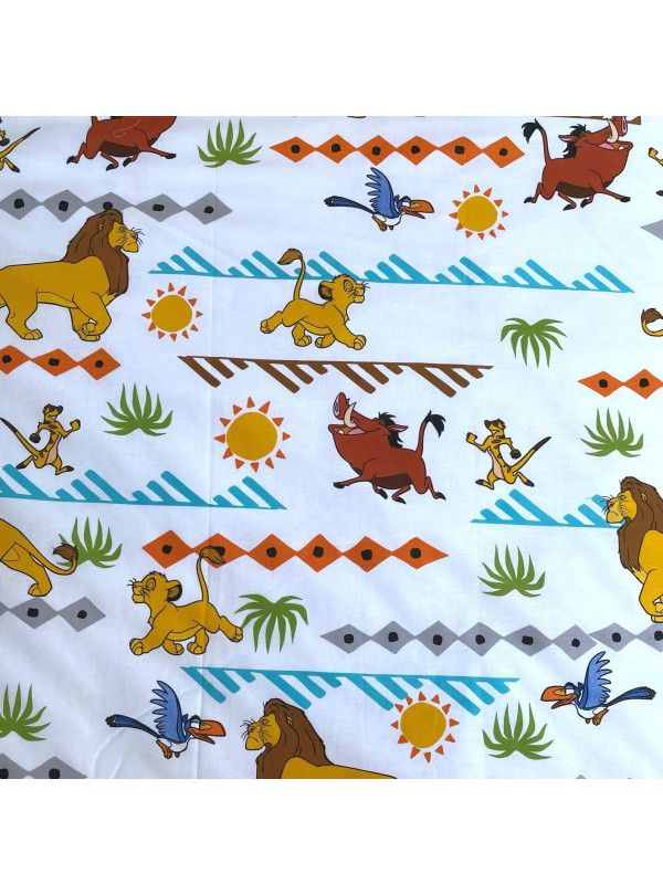 KOMPLET POŚCIELI 140x200 KRÓL LEW SIMBA TIMON I PUMBA GO WILD
