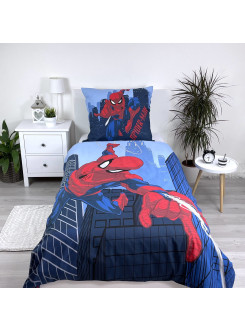 POŚCIEL DZIECIĘCA BAWEŁNIANA 160x200 SPIDERMAN 2