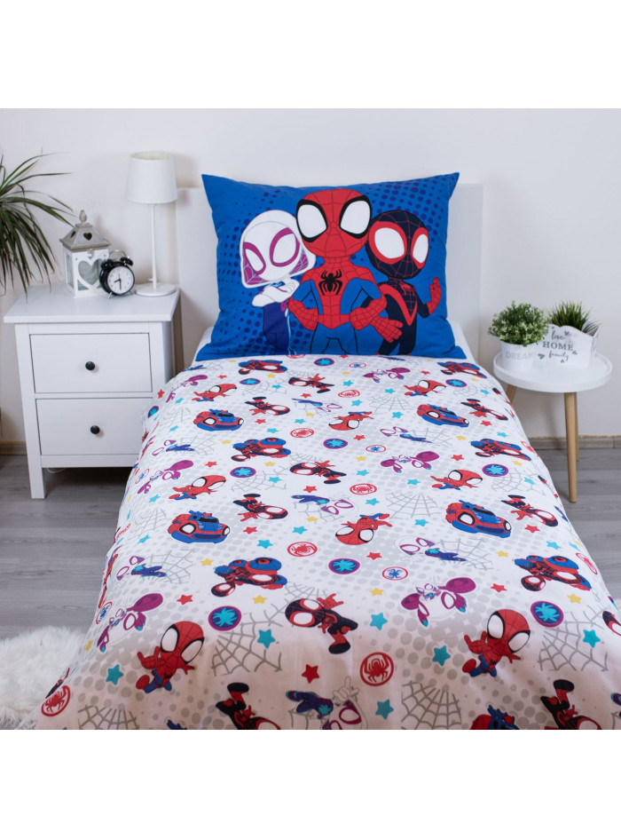 POŚCIEL SPIDERMAN 140x200 BAWEŁNIANA SPIDEY SPD-06