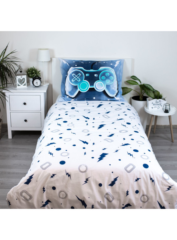 POŚCIEL MŁODZIEŻOWA 140x200 DLA GRACZA PAD 5187_A