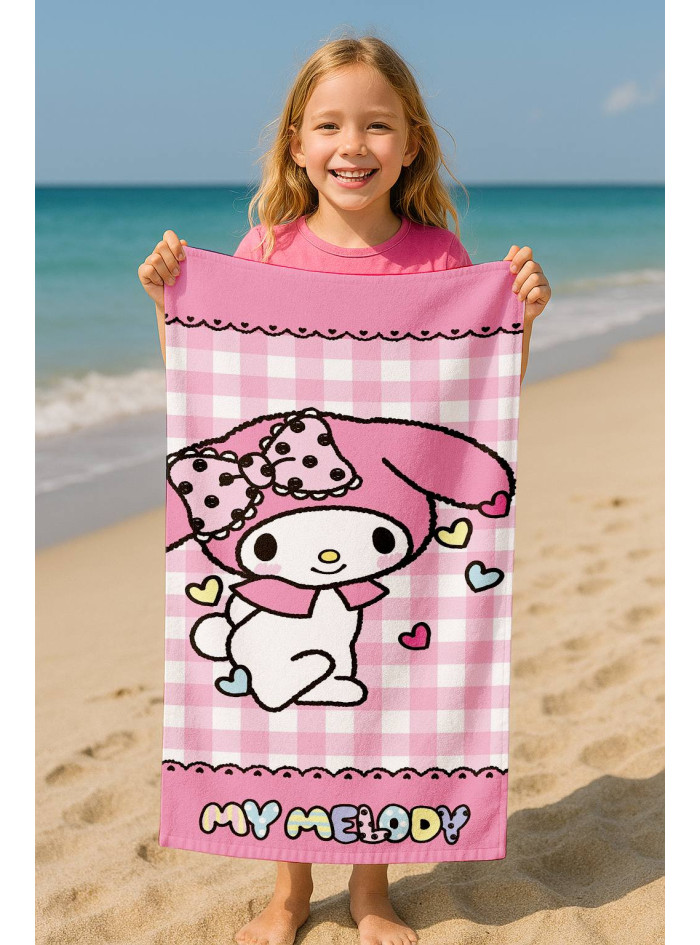 RĘCZNIK MELODY 70x140 KĄPIELOWY DZIECIĘCY HELLO KITTY