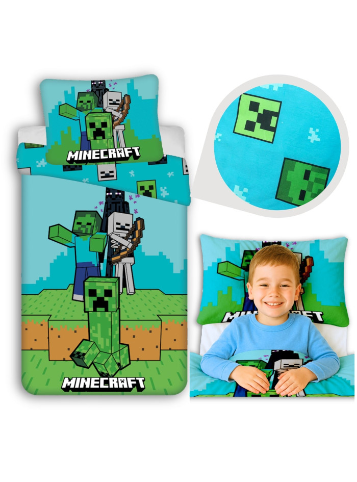 POŚCIEL 140x200 MINECRAFT MOBY MNC-240