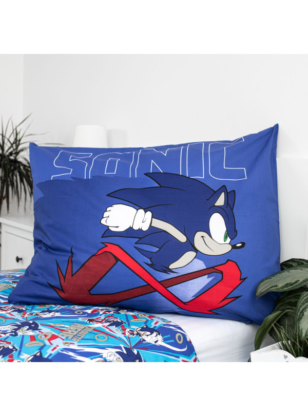POŚCIEL 140x200 SUPER SONIC THE HEDGEHOG LET'S GO