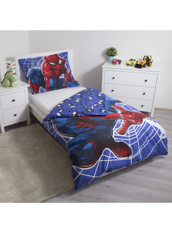 POŚCIEL ŚWIECĄCA W CIEMNOŚCI SPIDERMAN 140x200 BAWEŁNIANA SPIDER-MAN