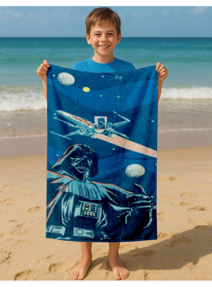 RĘCZNIK 70x140 KĄPIELOWY PLAŻOWY BAWEŁNIANY STAR WARS DARTH VADER DW-02