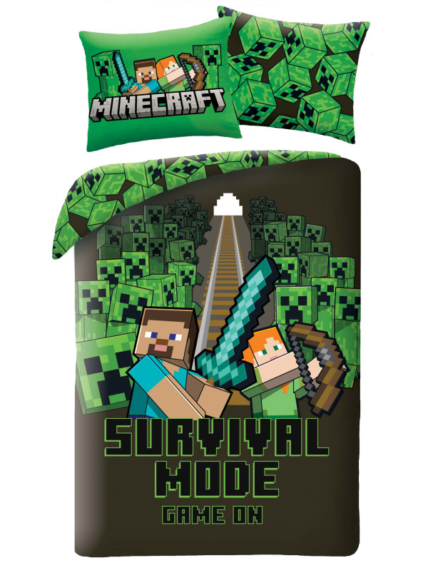 POŚCIEL 140x200 MINECRAFT ALEX STEVE MNC-785
