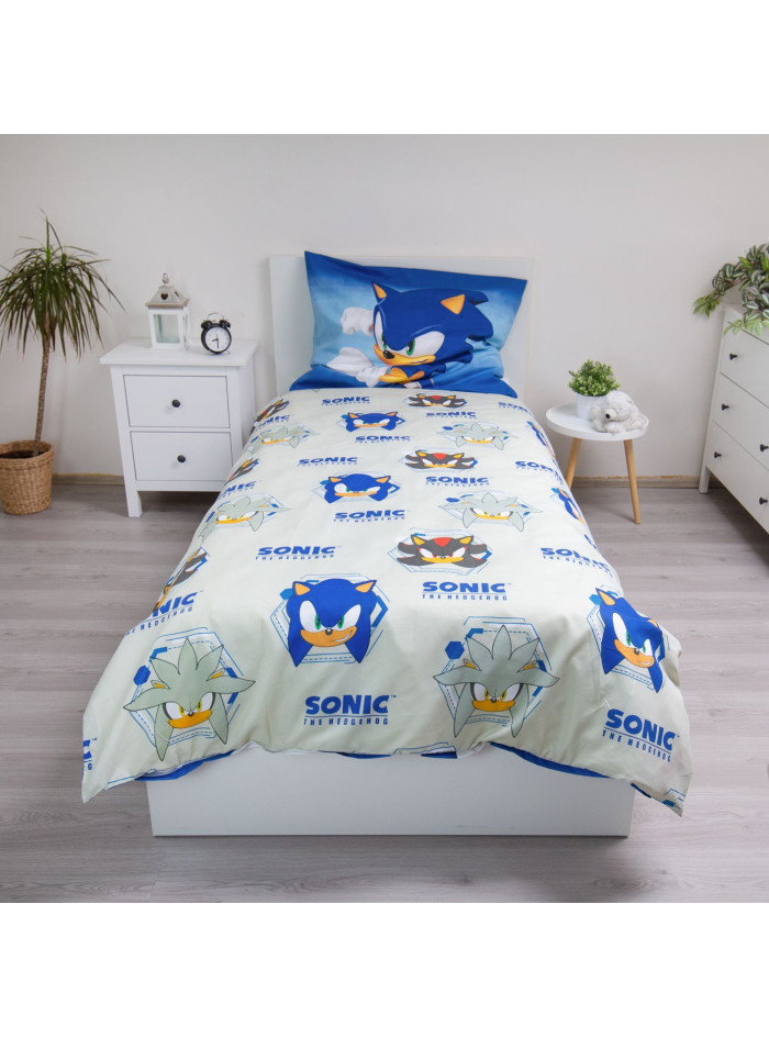 POŚCIEL 140x200 SUPER SONIC THE HEDGEHOG SON034