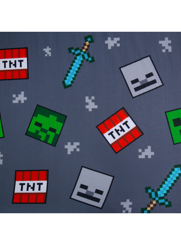 PRZEŚCIERADŁO Z GUMKA 90x200 MINECRAFT CREEPER MNC_112