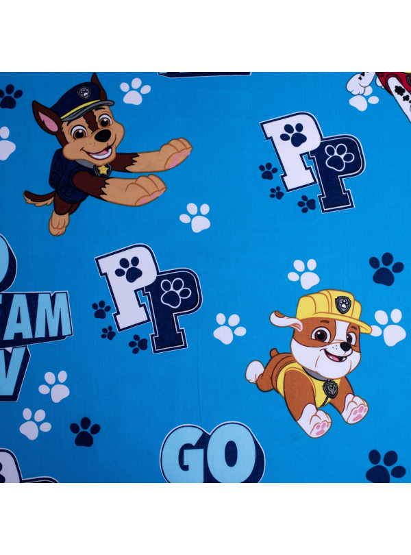 PRZEŚCIERADŁO Z GUMKA 90x200 PSI PATROL NIEBIESKIE PP161