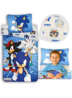 POŚCIEL 140x200 SUPER SONIC THE HEDGEHOG SON034