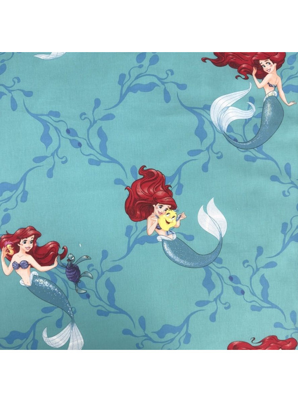 POŚCIEL BAWEŁNIANA 140x200 MAŁA SYRENKA ARIELKA