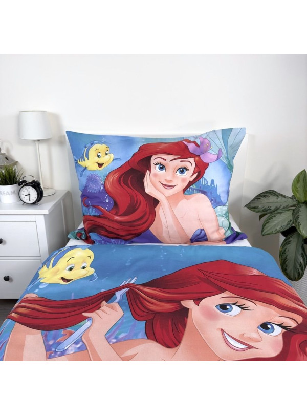 POŚCIEL BAWEŁNIANA 140x200 MAŁA SYRENKA ARIELKA