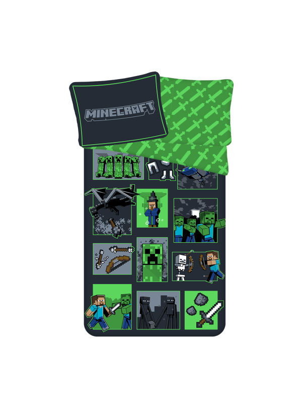 POŚCIEL 140x200 MINECRAFT SURVIVAL MODE