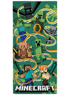 RĘCZNIK KĄPIELOWY PLAŻOWY 70x140 MINECRAFT ALEX STEVE MNC_15 2