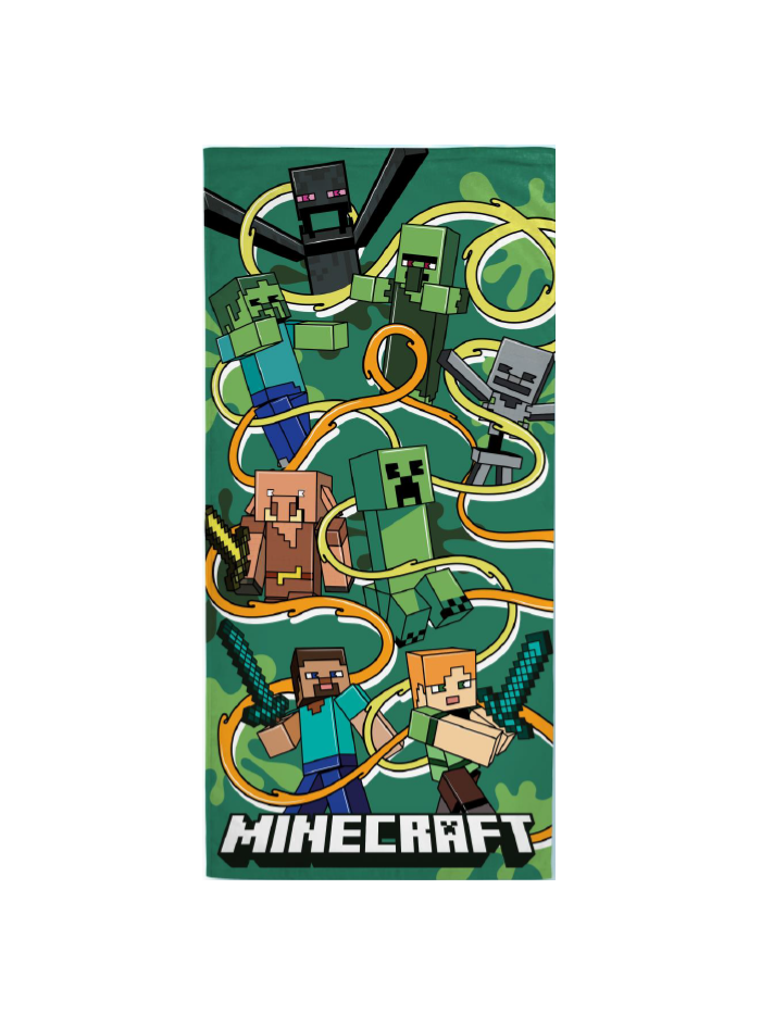 RĘCZNIK KĄPIELOWY PLAŻOWY 70x140 MINECRAFT ALEX STEVE MNC_15 RĘCZNIK KĄPIELOWY PLAŻOWY 70x140 MINECRAFT ALEX STEVE MNC_15