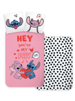 POŚCIEL DO ŁÓŻECZKA 100x135 cm LILO I STITCH LS-319