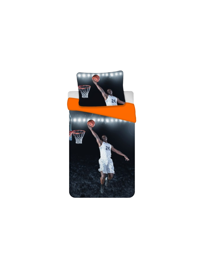 POŚCIEL MŁODZIEŻOWA 140x200 KOSZYKÓWKA NB-2311