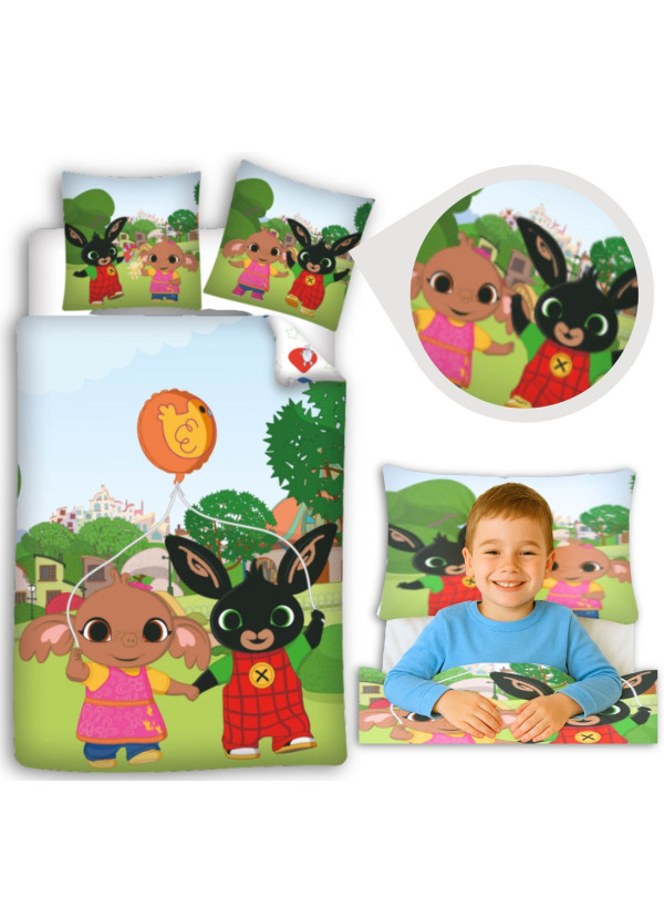 POŚCIEL KRÓLIK BING 140x200 SULA FLOP BG-048