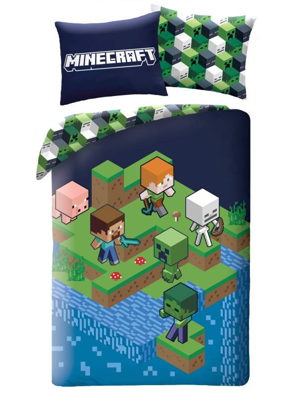 POŚCIEL 140x200 MINECRAFT ALEX STEVE CREEPER MNC-622
