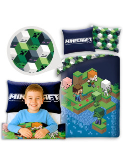 POŚCIEL 140x200 MINECRAFT ALEX STEVE CREEPER MNC-622