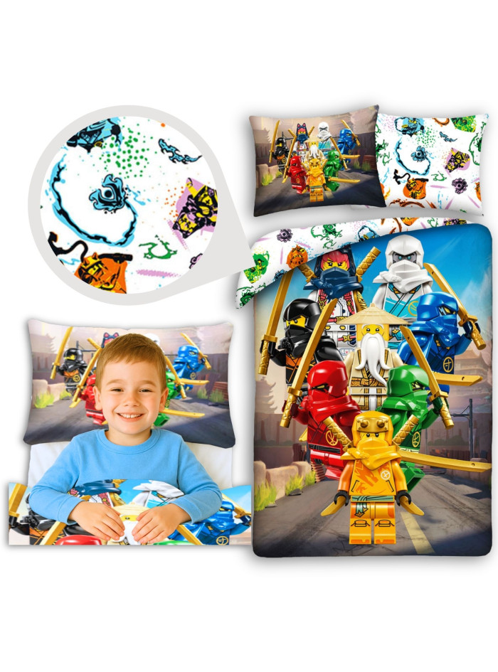POŚCIEL 140x200 LEGO NINJAGO LEG-1270