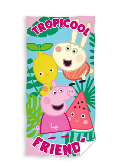 RĘCZNIK KĄPIELOWY PLAŻOWY 70x140 ŚWINKA PEPPA MELON