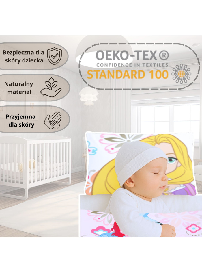 POŚCIEL DO ŁÓŻECZKA 100x135 cm KSIĘŻNICZKI DISNEYA PR-39