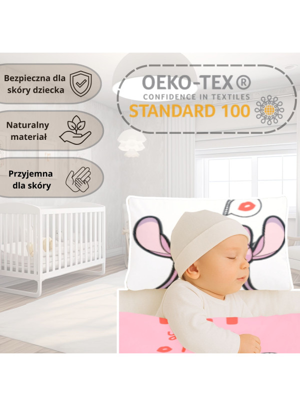 POŚCIEL DO ŁÓŻECZKA 100x135 cm LILO I STITCH LS-319