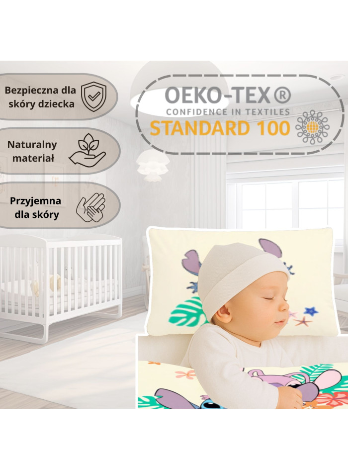 POŚCIEL DO ŁÓŻECZKA 100x135 cm LILO I STITCH ŚWIECĄCA W CIEMNOŚCI LS-5609 POŚCIEL DO ŁÓŻECZKA 100x135 cm LILO I STITCH ŚWIECĄCA W CIEMNOŚCI LS-5609