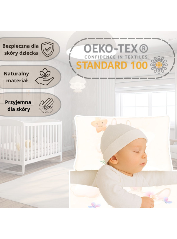 POŚCIEL DO ŁÓŻECZKA 100x135 KRÓLICZEK GWIAZDKA