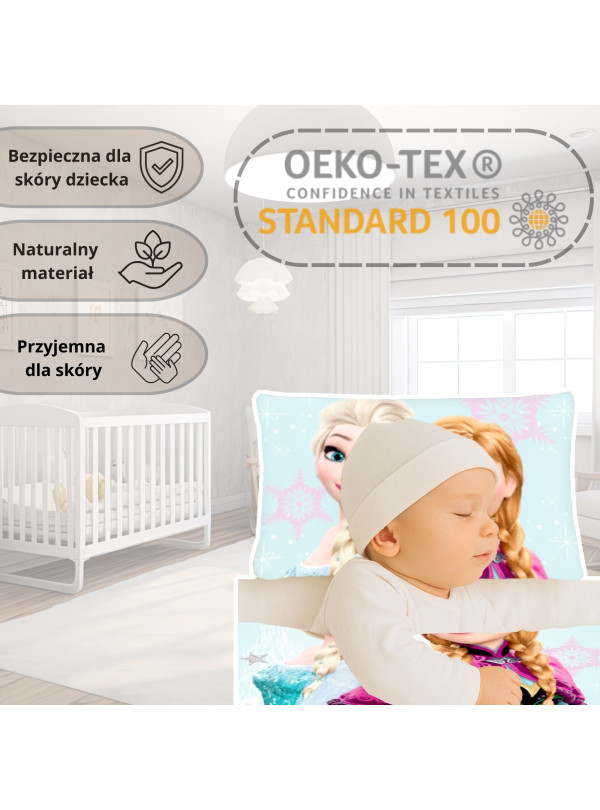 POŚCIEL DO ŁÓŻECZKA 100x135 cm FROZEN ELSA ANNA SIOSTRY