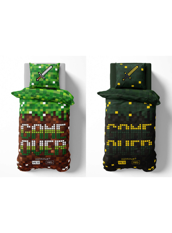 POŚCIEL 140x200 ŚWIECĄCA W CIEMNOŚCI DLA GRACZA