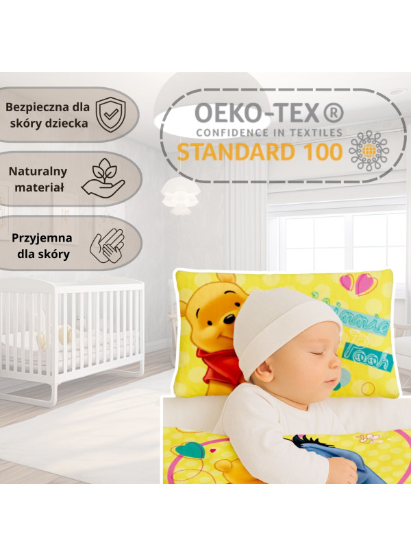 POŚCIEL DO ŁÓŻECZKA 100x135 cm KUBUŚ PUCHATEK WTP-03
