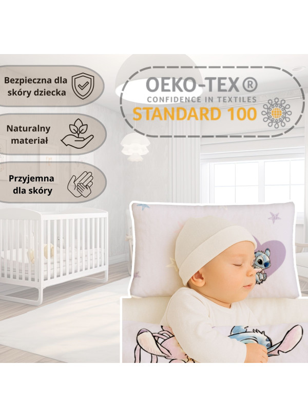 POŚCIEL DO ŁÓŻECZKA 100x135 LILO I STITCH