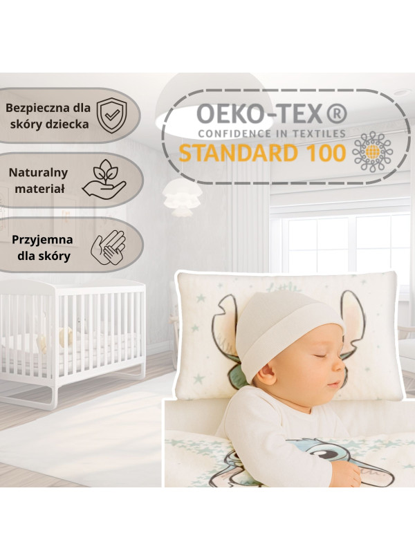 POŚCIEL DO ŁÓŻECZKA 100x135 LILO I STITCH SŁODZIAK