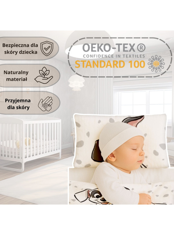 POŚCIEL DO ŁÓŻECZKA 100x135 101 DALMATYŃCZYKÓW DL_03
