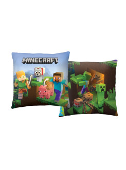 PODUSZKA 40x40 DEKORACYJNA MINECRAFT ALEX I STEVE MNC-289C